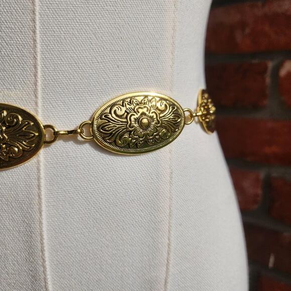 Floral boho gold y2k chain - Picture 3 of 6